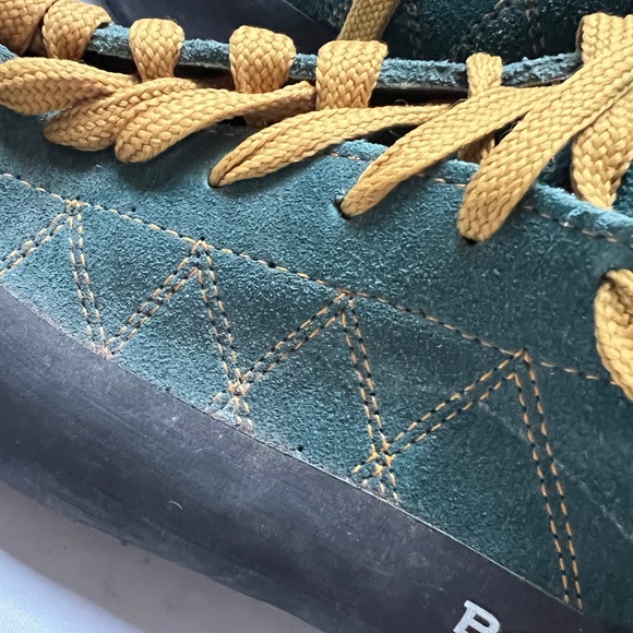 Boreal Climbing Shoes High Top Lace up Size 9 1/2 Green Yellow Ballet Gold - Picture 4 of 10